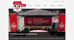 Desktop Screenshot of fck-fanclub-fairplay.de