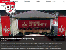 Tablet Screenshot of fck-fanclub-fairplay.de